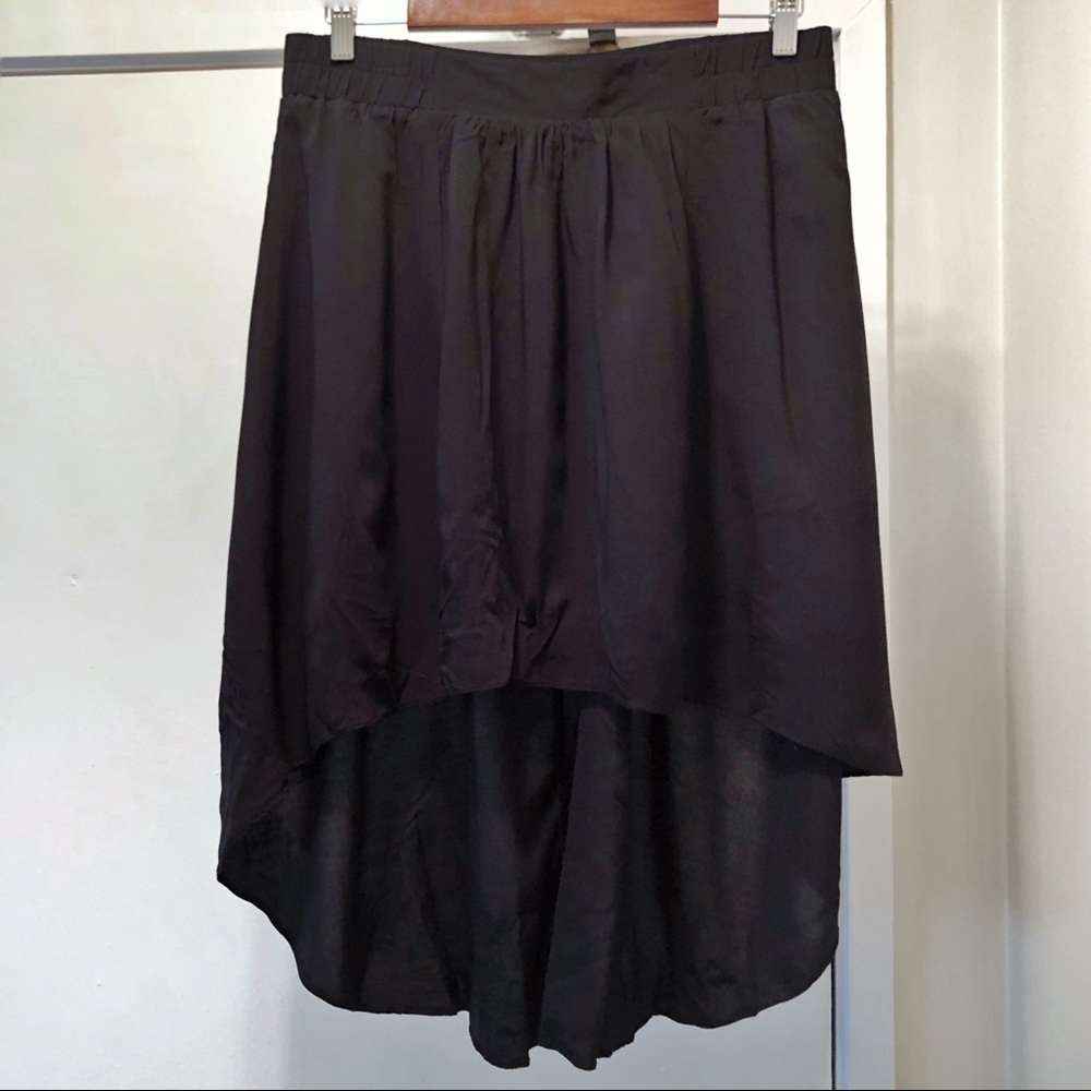 LOFT Black High-Low Skirt, S